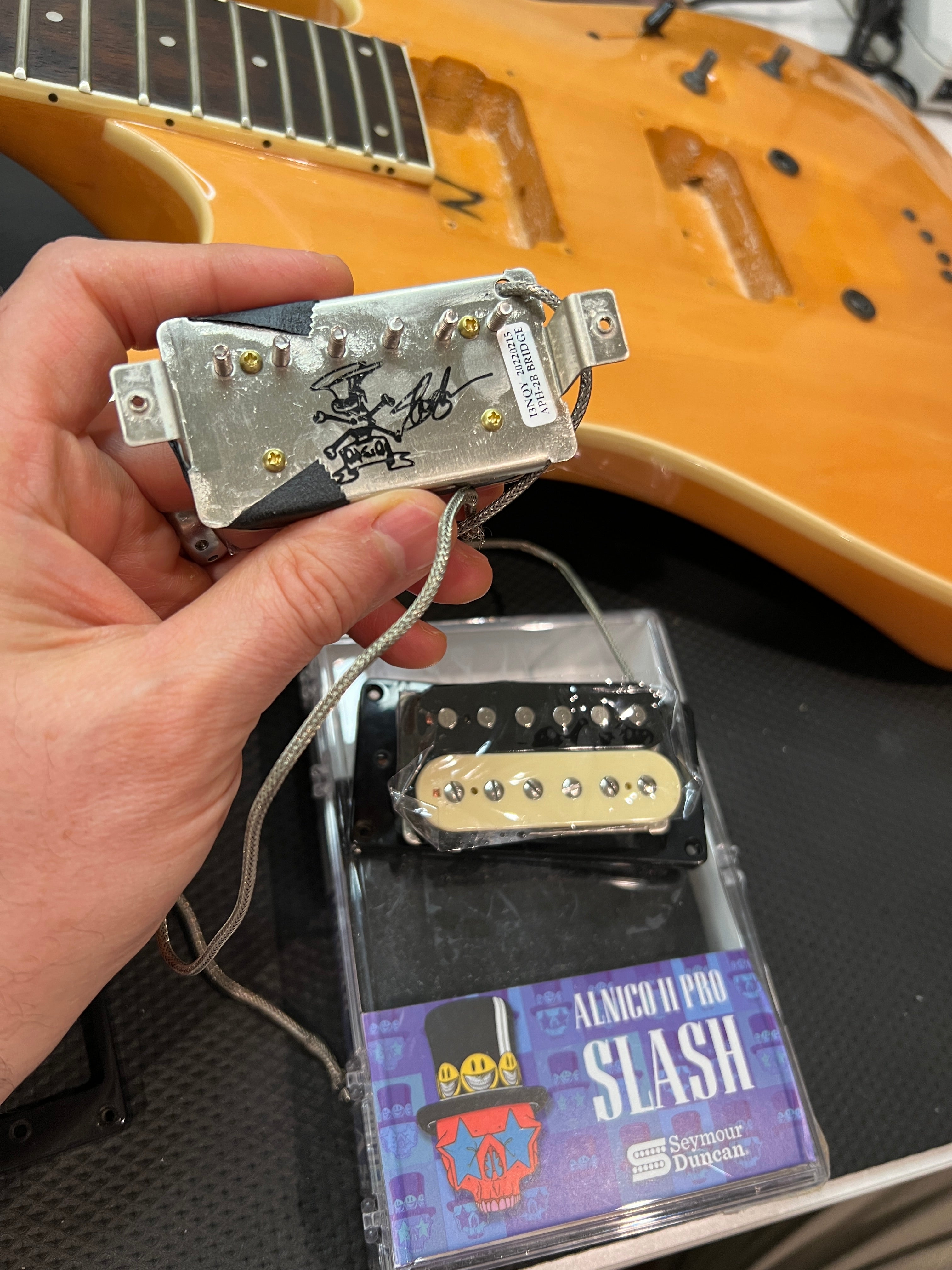 Your Guitar Mechanic- pickup installation