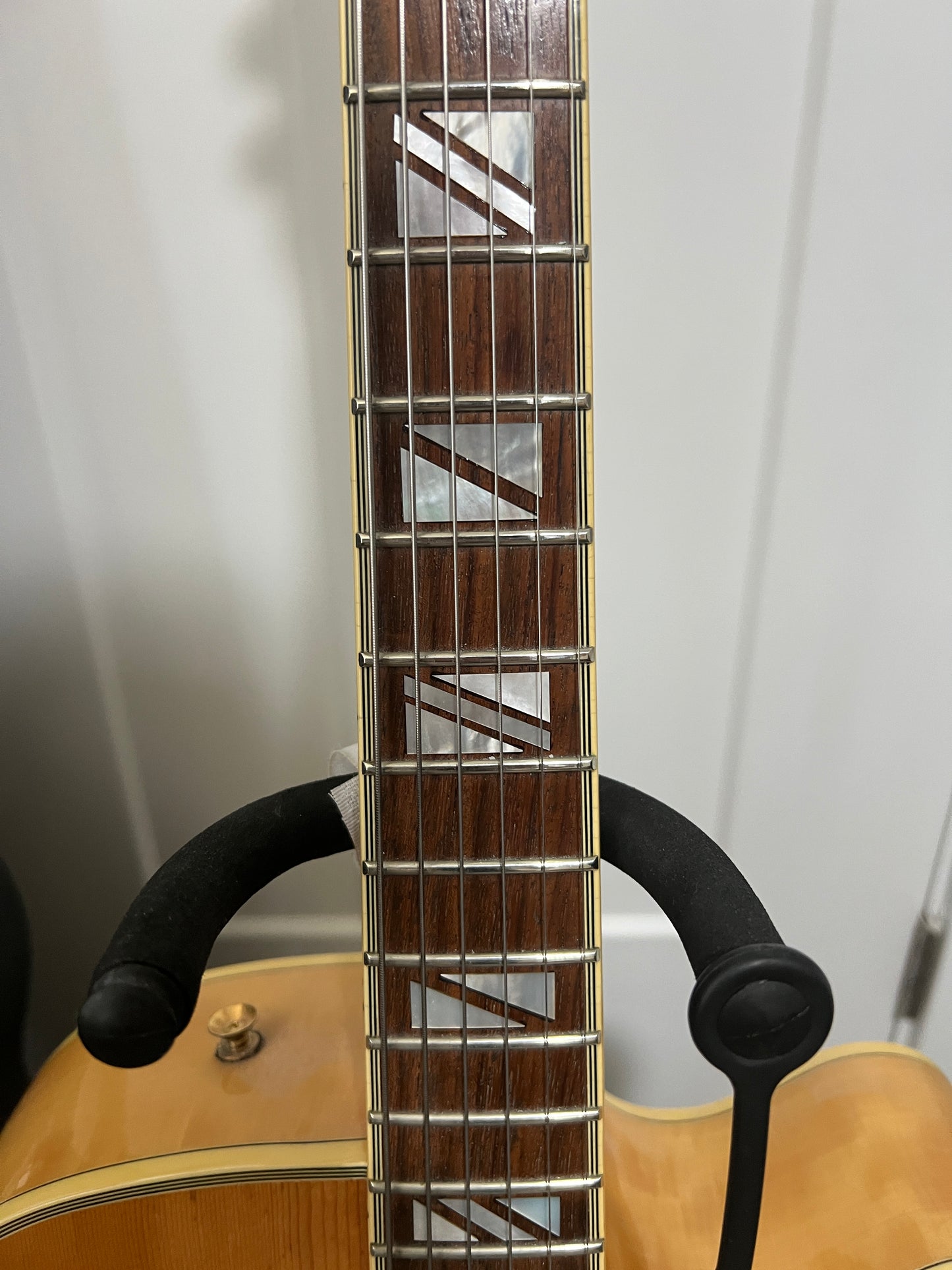 Washburn J-6S Hollow Electric Guitar Natural w/ Case