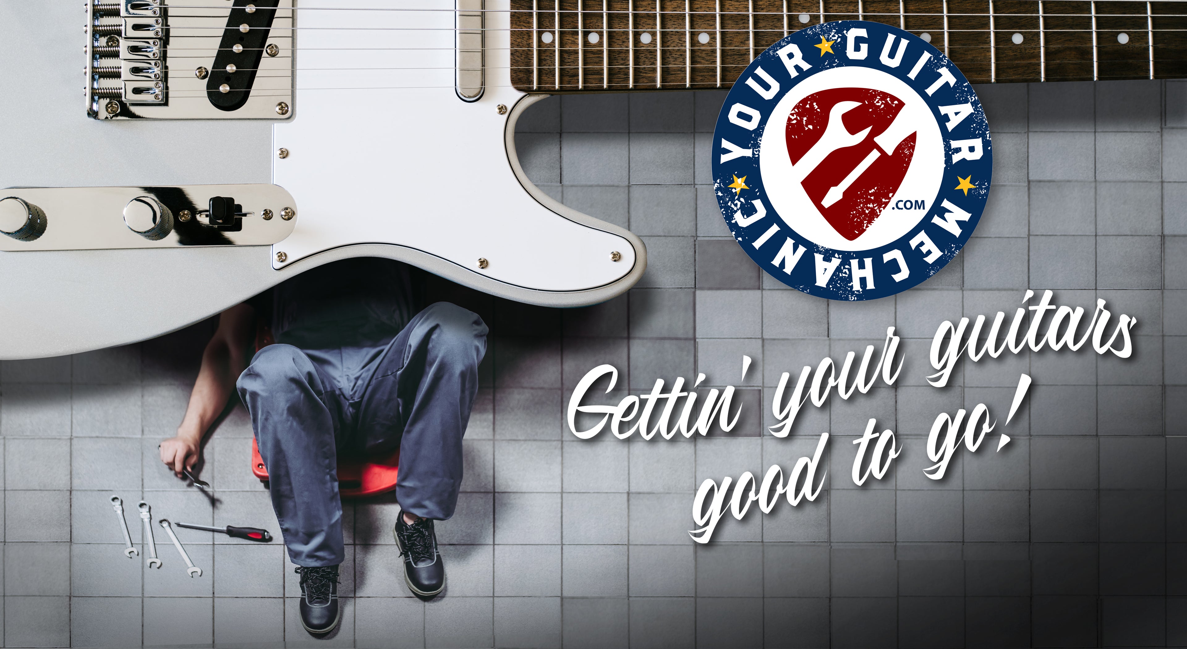 Your Guitar Mechanic- Home page header graphic